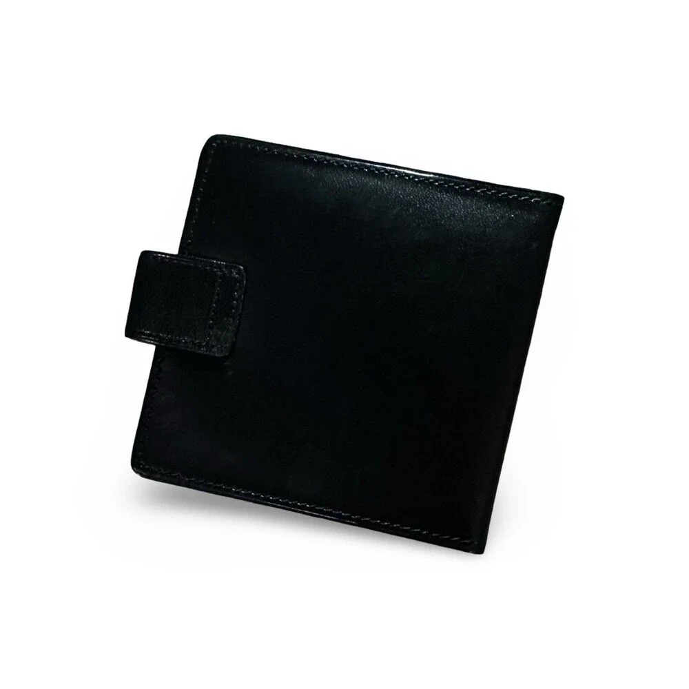 Moda Spana New Minimalist Leather Wallet black unisex